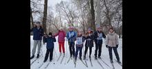На лыжной гонке России
